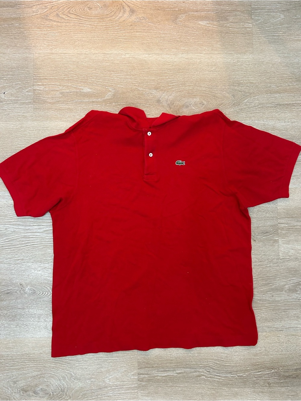 Lacoste Men’s Size XL Red Polo Shirt Logo Short Sleeve Casual